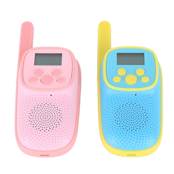 Interactive Walkie Talkies for Kids - Backlit Display, Long Battery Life - Perfect Gift for Boys and Girls (2pcs)