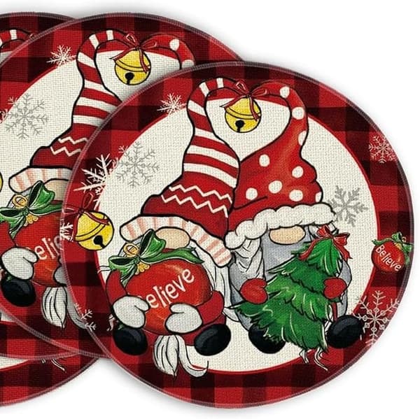 Runda julplacemats