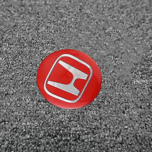 4st 56 mm bilhjul cap Resin Sticker Badge Tillbehör för Honda Civci Crv City Accord Mugen Prelude Fit Crz Crx Hrv