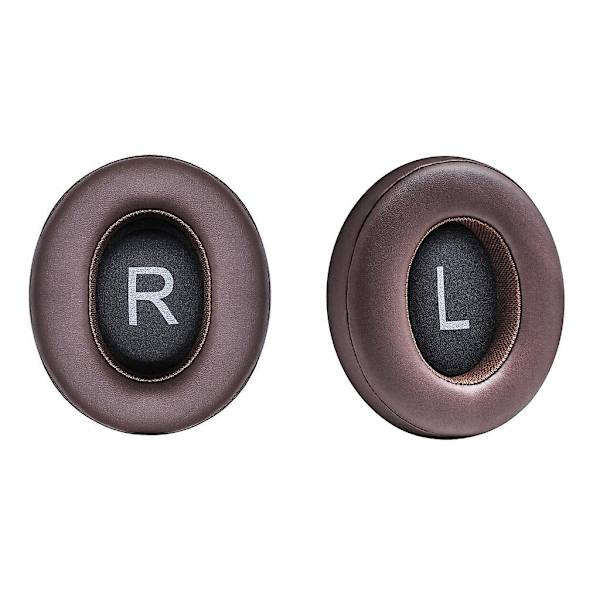 Andningsbara Öronkuddar för Shure Aonic50 Aonic40 Srh1540 Hörlurar Öronkuddar Spänne Dark brown