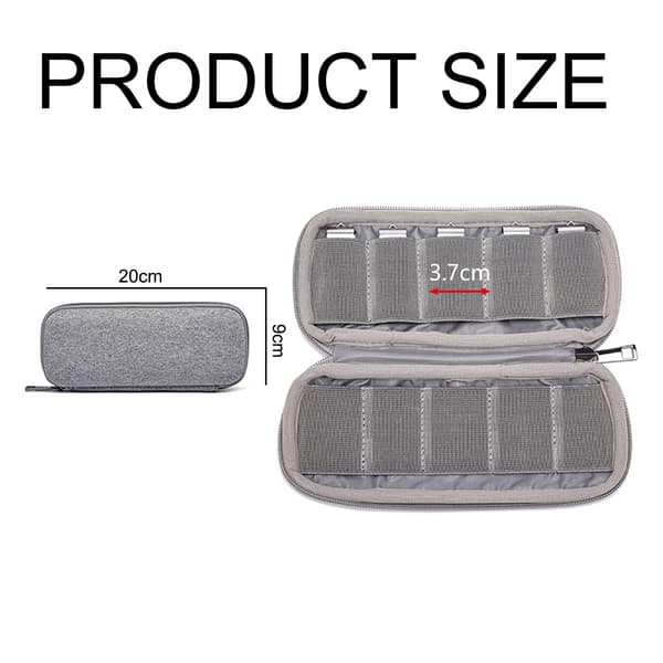 USB Stick Opbevaringstaske til 20 Flash-drev USB Drive Case Organizer Beskyttelsesetui