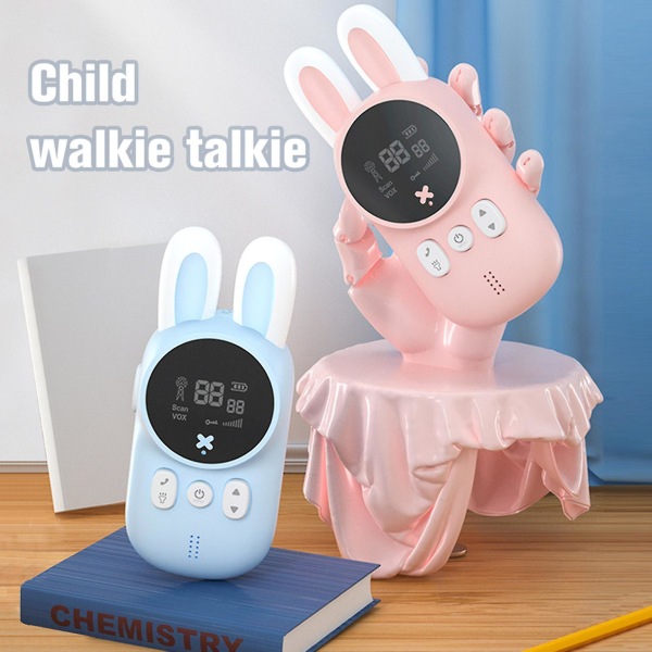 Børne walkie talkie til børn Håndholdt børnegave walky talky med lommelygte To-vejs radio Drenge piger legetøj alder 3-12 lang rækkevidde til indendørs udendørs