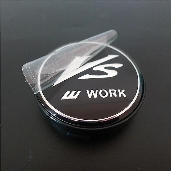 4 kpl 60 mm:n pyörän keskiön napahatut Vs W Work Universal vanteet pölytiiviit suojukset napahatut Emblem Car Styling|pyörän keskiön napahatut|