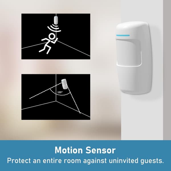 Rörelsesensor 2-pack - Kompatibel med tolviviov hemlarmsystem - HUB krävs