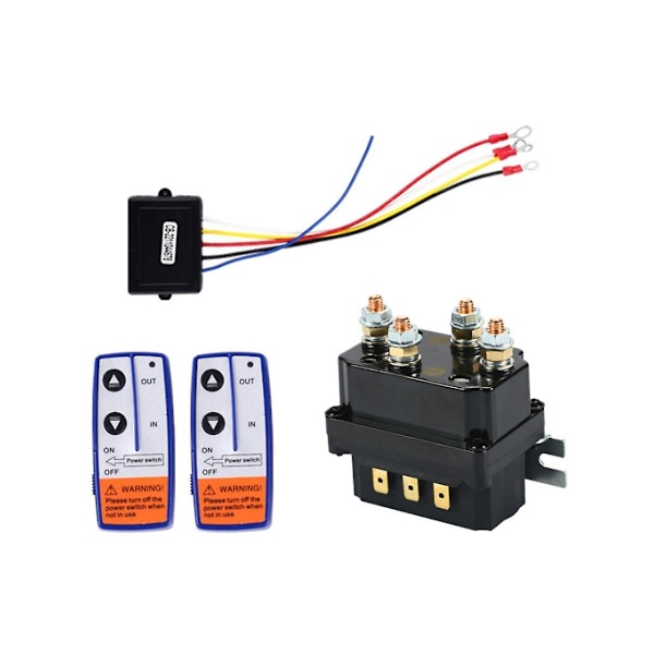 12v 250a vinssi kaukosäädin kontaktori vinssi ohjaus solenoidi rele kaksoiskaukosarja auto moottoripyörä maastoajoneuvo
