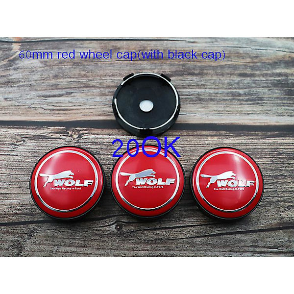 4 kpl 56mm 60mm 65mm 68mm Wolf Logo Auton Embleemi Pyörän Keskiö Napan Kansi Auto Vanteen Uudelleen Pölytiivis Kannet Tarra Muotoilu Tarvikkeet Johx