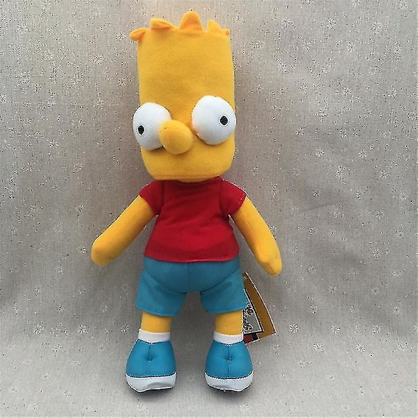 30-43cm The Simpsons Söta Plyschdocka Barnens Cartoon Anime Simpsons Far Mor Dockpojke Flicka Födelsedagspresent 37CM