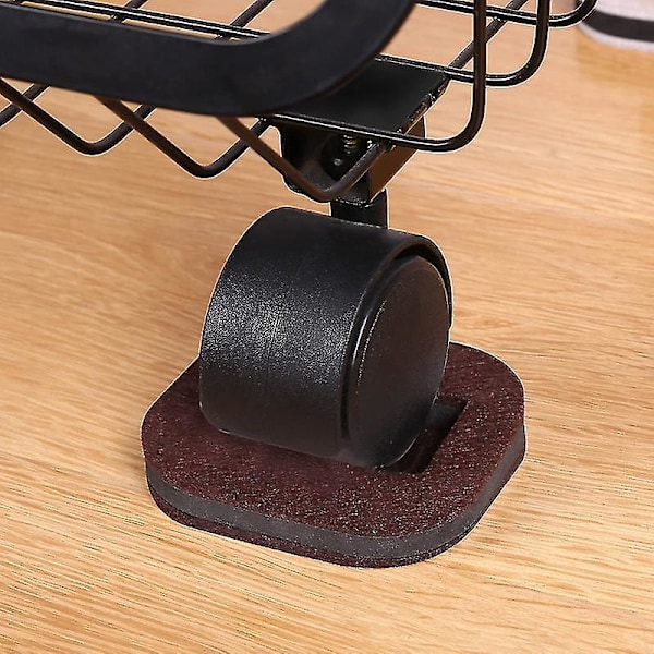 Office Chair Wheel Stopper Furniture Caster Cups Hardwood Floor Protectors Anti Vibration Pad Chair Roller Feet Anti-slip Mat