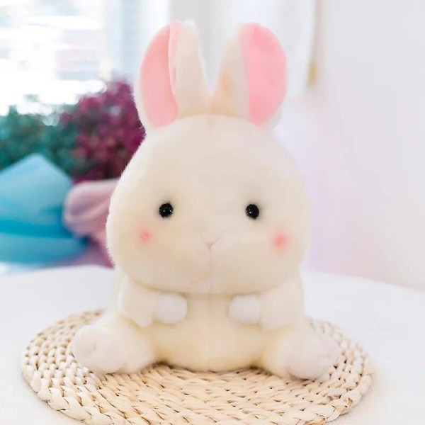 Søt Hamster Kanin Panda Plussjeleketøy Gris Liten Dukke Fyllte Dyr Kawaii Gratis Frakt Barn Bursdag Julegave White Rabbit 18cm