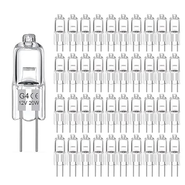 G4 Halogenlampor / Glödlampor - Varmvit - Halogen 20W (10-pack) 20W (10-pack) 20w 10pack