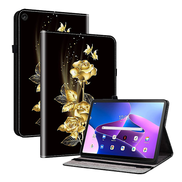 Målat Läderfodral För Lenovo Tab M10 10.1 3:e Gen