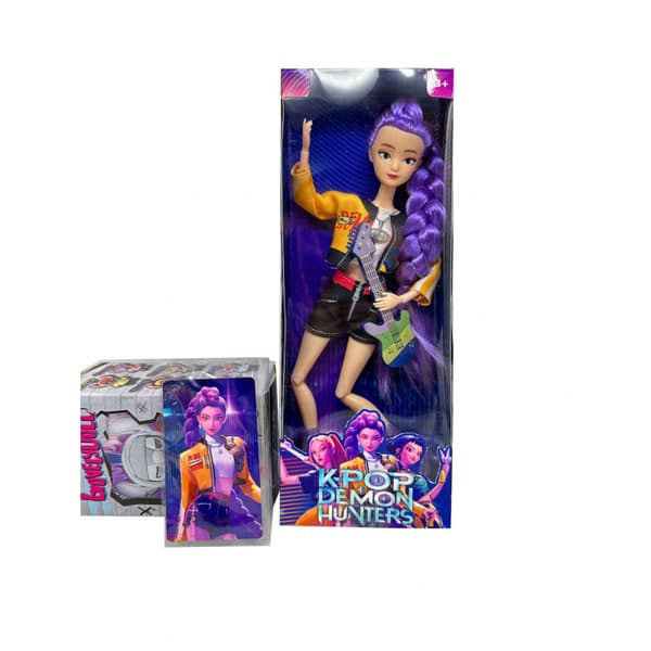 Kpop Devil Hunter Docka - Rumi Mira Zoey Anime Figur, Perfekt Samlarleksak - Tredelat Set