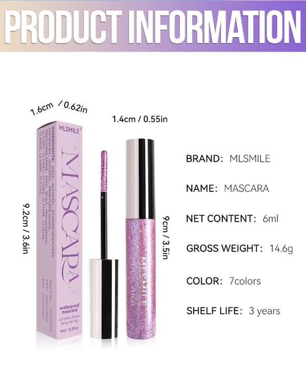 #04 Rosa Perleglans Mascara