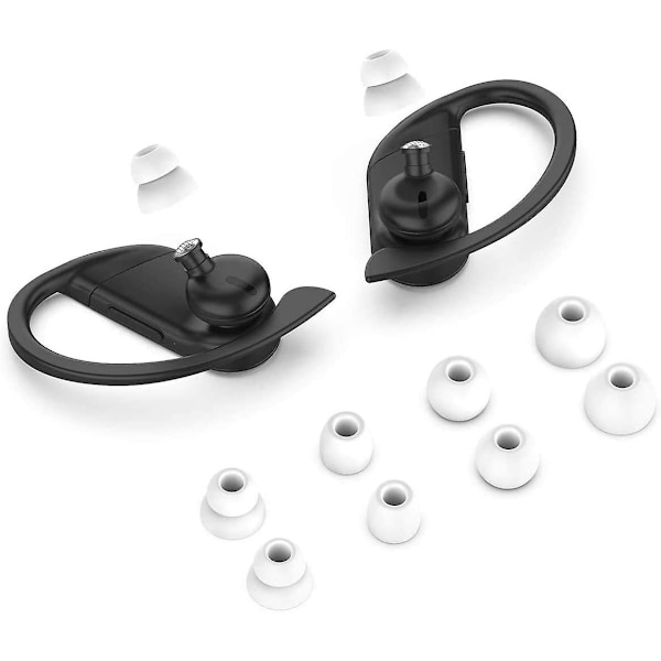 Shao Reservede Ørepropper Silikon Ørepropper Spidser Kompatibel Med Beats By Dr Dre Powerbeats Pro Trådløse Øretelefoner (hvid 8stk)