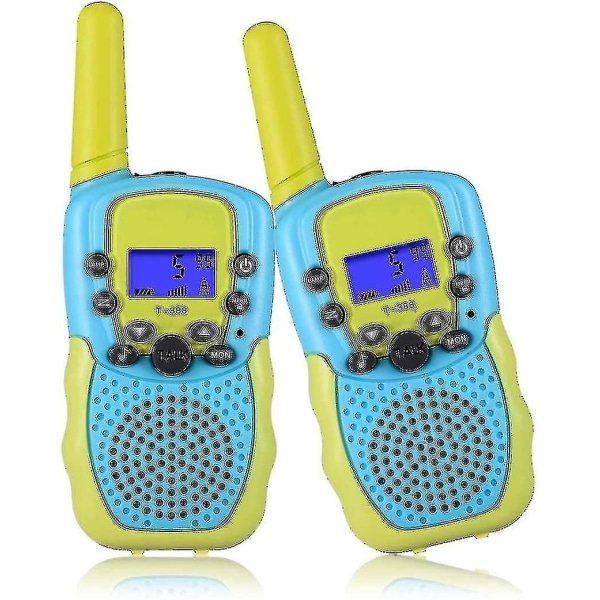 2 pakker, der passer til 3-12 år børns walkie-talkies 22 kanaler