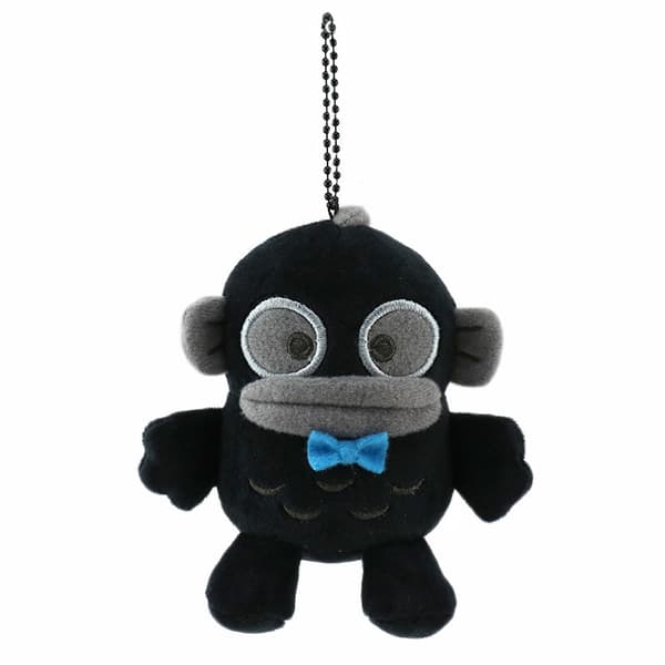 Sanrio Ugly Fish -pehmoleluavaimenperä (noin 12 cm, yksittäispakkaus)