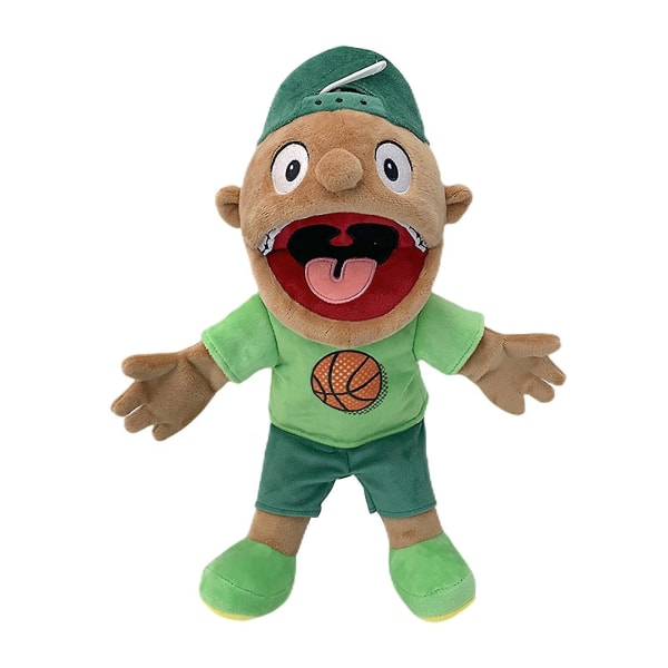 Jeffy Puppet Plys-legetøjsdukke, Jeffy Puppets Sml-legetøj, drilske sjove dukker-legetøj med arbejdsmund, til børn Drenge Piger Rollespil, Storytelli Joseph Classmate 40CM