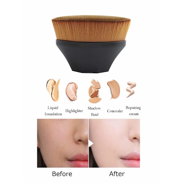 Foundation Brush Make Up Brush No Trace Design Blush Brush for Liquid, Isolation Liquid, Concealer Premium with storage box
