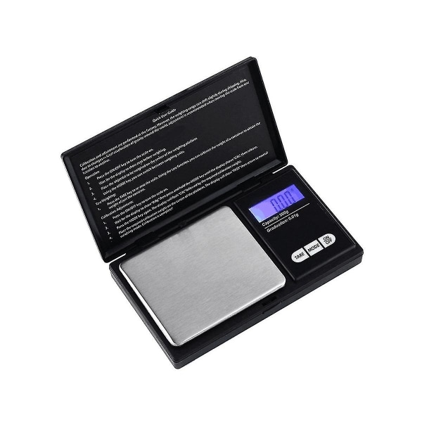 Digital lommevekt 100g-0,01g minivekt Elektronisk Gauvekt Elektronisk vekt bordvekt Kitc