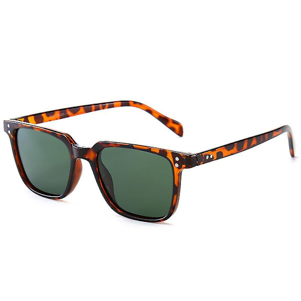 Boksolbriller, Motebriller, Trendy Briller, Personlige Solbriller, Solbriller For Menn Og Kvinner Leopard print