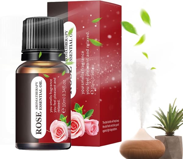 Duftolje for diffusere | 10 ml blomsterduft luftdiffusoroljer, tilbehørsoljer til hjemmet for soverom, bil, barnerom, reise, hybel og kontor D
