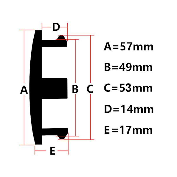 4 kpl tyhjää ilman logoa 57mm auton pyörän keskiökeskittimet kansi napahattu Mazda 2 3 5 6 Cx5 Cx7 Cx9 Rx8 vanteen napahattu