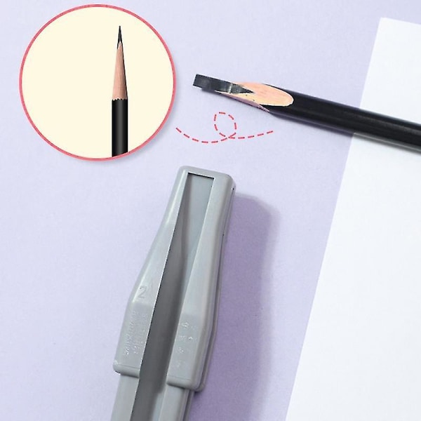Eye Liner Sharpener 4 i 1 andebb blyantspisserer Makeup Praktisk Essential Tool Sharpen Enkel å rengjøre Reisevennlig