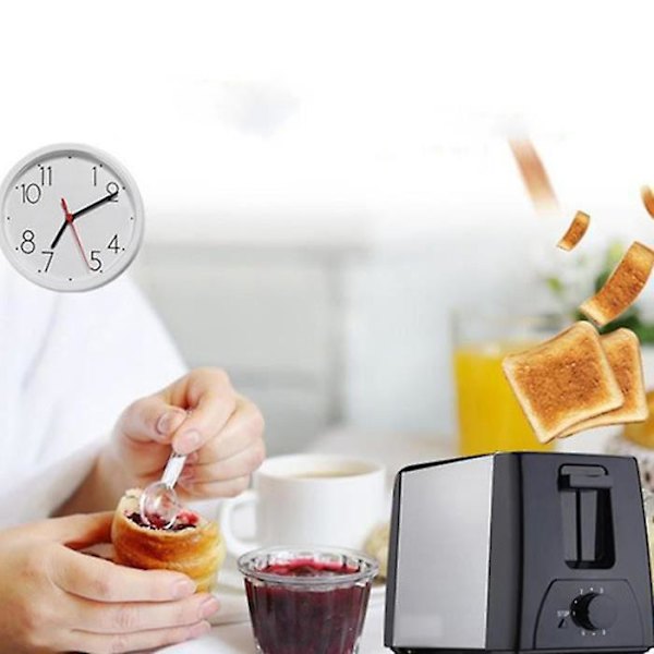 2 skive brødrister Bh 002 Multifunktionel automatisk brødrister 2 skive brødrister husholdningsapparater sort