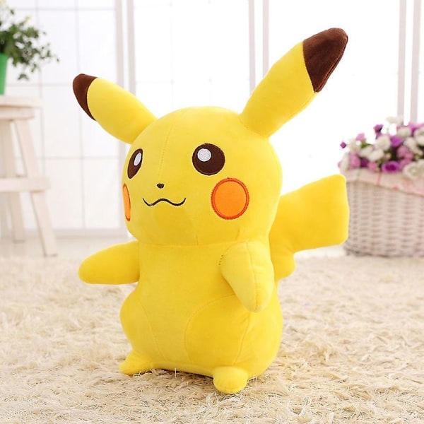 Suurikokoinen 65 cm Pikachu Plussilelu Anime Squirtle Pikachu Psyduck Piirretty Tyyny Nuket Lapsille x B Pikachu 42cm