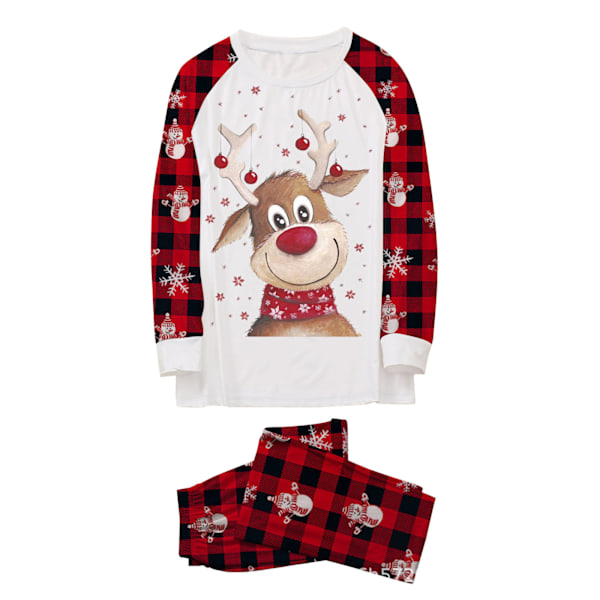 Vinterjulepysjamassett Reinsdyr Koselige Pyjamas Herre 3XL