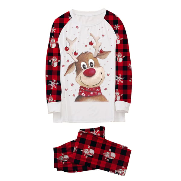Vinterjulpyjamas Set Ren Djur Mysiga Pyjamas Herr 3XL