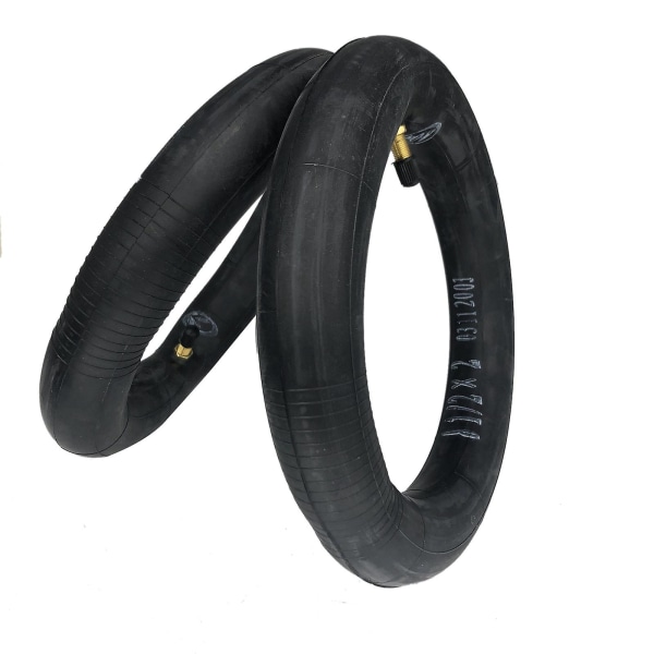 2 stk 8,5 tommers oppgraderte slange for Mijia M365/pro scooter dekk inner tubes Black