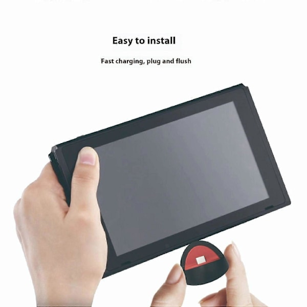 PGTECH GP-376 Nintendo Switch 2, Switch ja Switch OLED -konsolille, kannettava pyöreä latausteline Black Blue