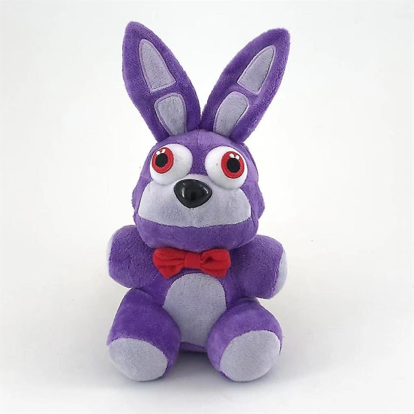 1 st. Het Fem Nätter Hos Freddy Fnaf Plyschleksaker Speldocka 18/22/25/28/30 Cm Bonnie Björnen Foxy Cartoon Fyllda Dockor Freddy Leksaker För Barn Presenter 38 Stilar 18cm Purple Rabbit