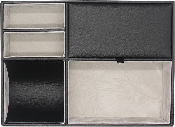 ArtMuseKits Faux Læder Valet Bakke, Herre Kommode Top Organizer
