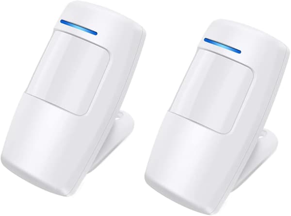 Rörelsesensor 2-pack - Kompatibel med tolviviov hemlarmsystem - HUB krävs