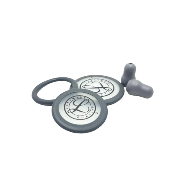 Reservdelar för Littmann Stetoskop – Passar Classic III, Cardiology IV & CORE – Komplett Kit med Membran, Öronproppar & Kylskydd