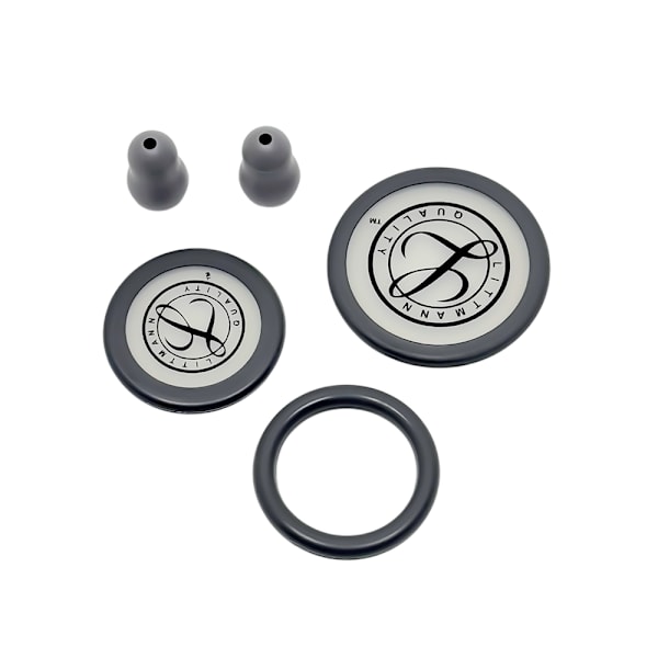 Reservdelar för Littmann Stetoskop – Passar Classic III, Cardiology IV & CORE – Komplett Kit med Membran, Öronproppar & Kylskydd