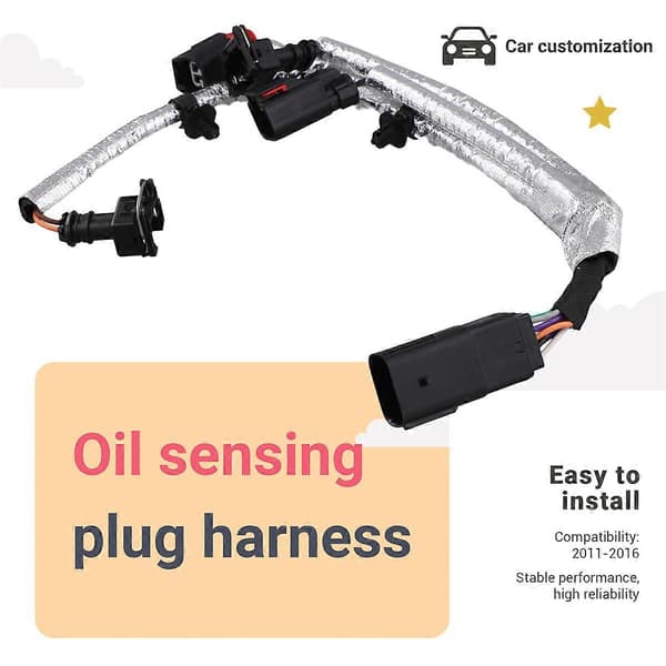 Knacksensor Oljetryck & Temperatur Sensor Kabeldragning för 5148105AH