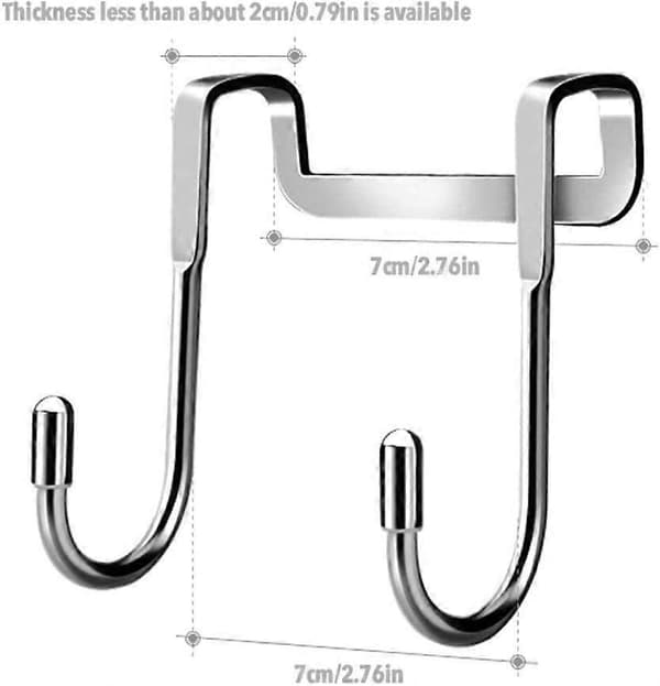 Solida S-formade krokar 4 st/förpackning 304 Rostfria stålkrokar för #
