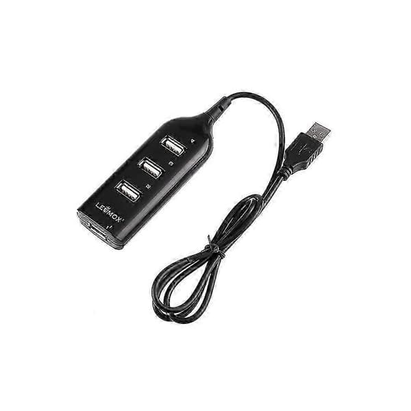 4-Port USB 2.0 Hubb - Kompakt & Snabb Dataöverföring