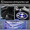 LED-dörrbelysningsprojektor för bil, 4-pack 3D Ghost Lights Upgrade-FF-