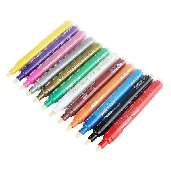 Markörer, 8-pack Vinmarkörpennor @-3