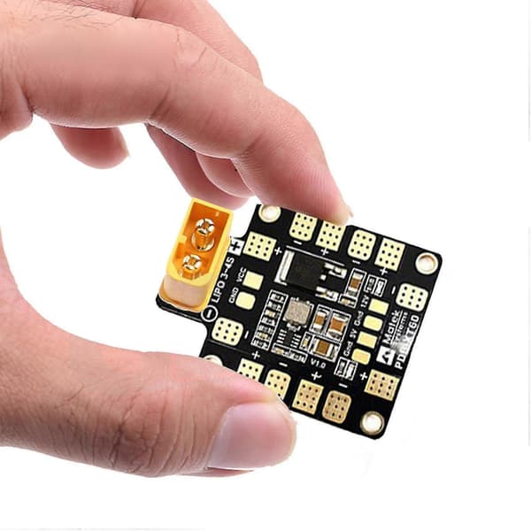 Pdb Xt60 Strömfördelningskort Bec 5v 2a 12v0.5a Xt60 Kontakt Kompatibel Med Fpv