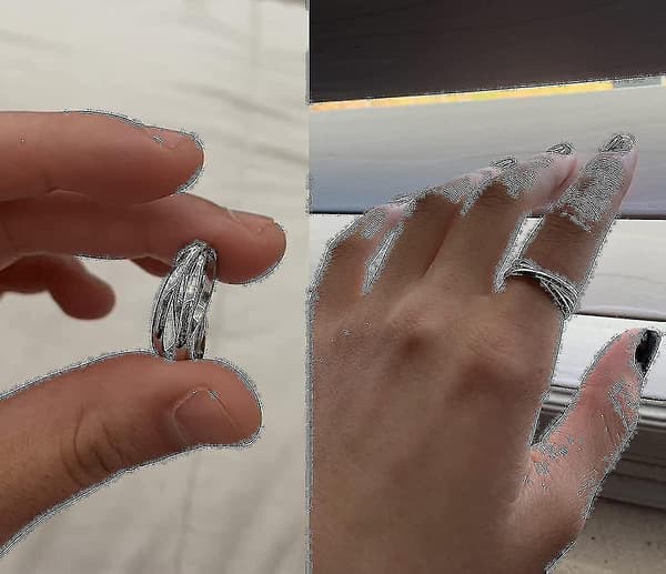 Fidgetringar Ångestring för kvinnor Spinnerring för ångest Fidget Ångestring Fidgetring Spinnerring-dwdz