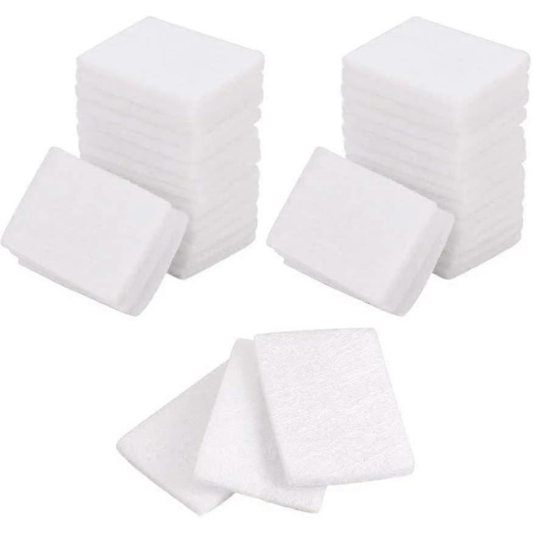 50-pack Aromaterapi Refill Pads Rum Boll Elektrisk Plug-in Elektrisk Diffuser Refill Pads Doftolja Pads För Doftboll Plug-in Diffuser