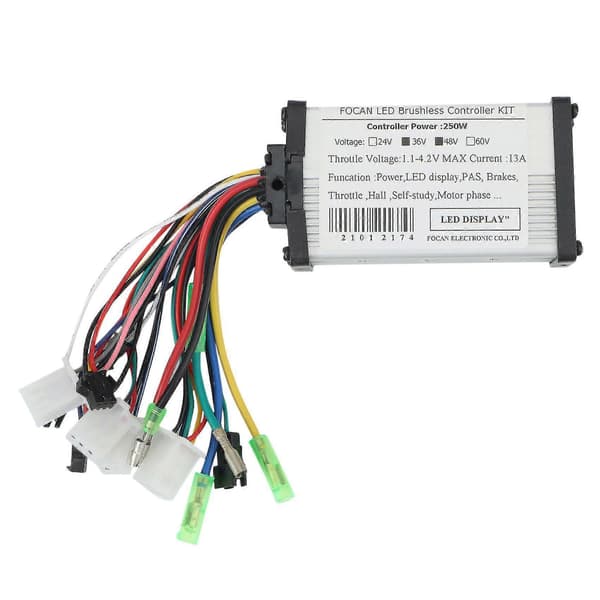 Ebike LED-display 24v 36v 48v S800 Elektrisk Cykel Display, 48v