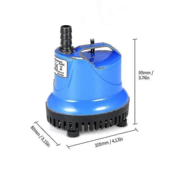 20w 1800l/h Dränkbar Vattenpump Mini Fontänpump