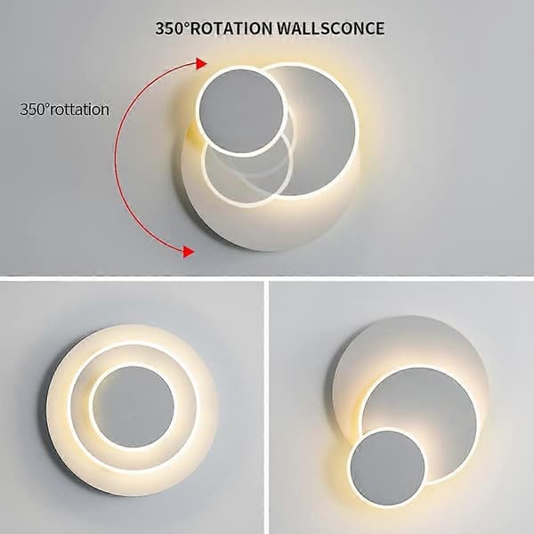 15W LED Vägglampa, Kreativ Eclipse 3-i-1 Solid Protection Inter Vägglampa
