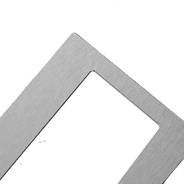 2 st Bilkonsol Luftkonditionering CD Panel Knapp Ram Trim För E Klass W212 E200l E260l E300l 2008-2015